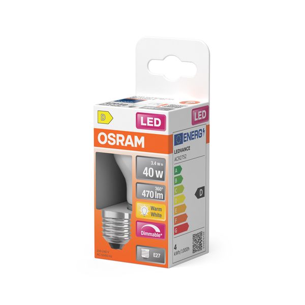 LEDSCLP40D 3,4W/830 230VGLFR E27FS1OSRAM image 2