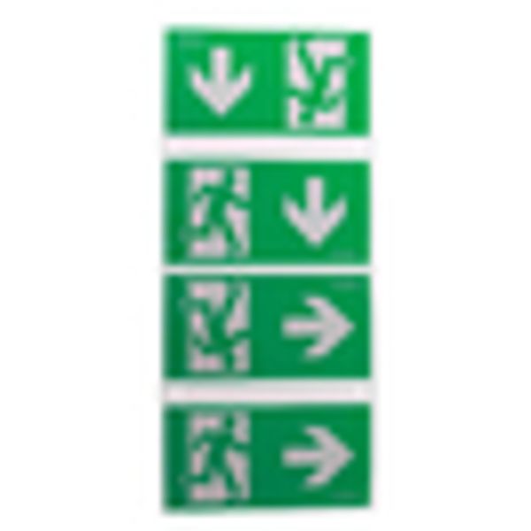 Slide-in pictogram set for luminaires KB(KBM), KS, AM, AS image 2