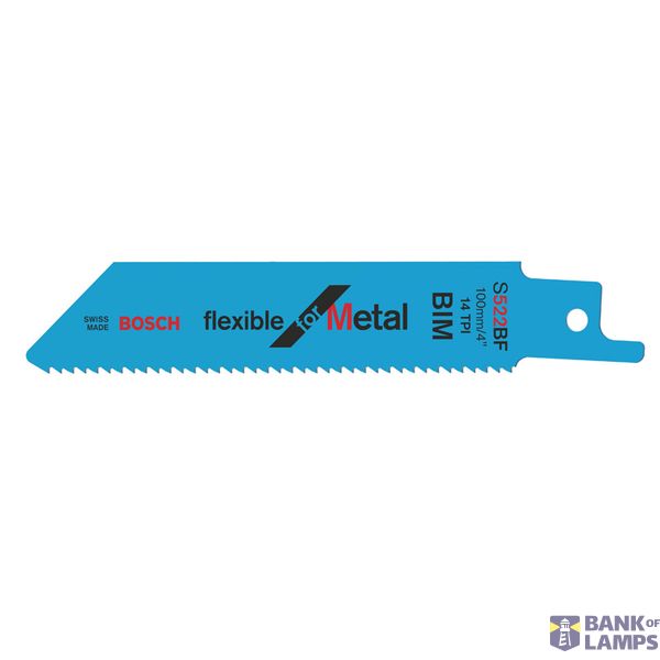 Reciprocating saw blade S 522 BF Flexible for Metal 2 pcs. image 1