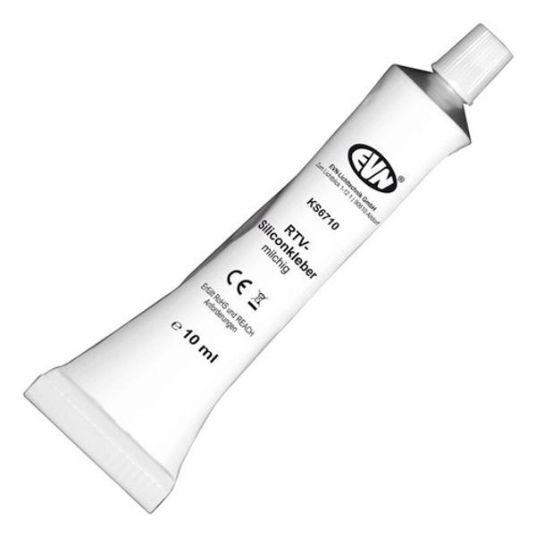 Adhesive silicone for attaching end caps to LED neon flex strips - 10ml/cartridge image 1