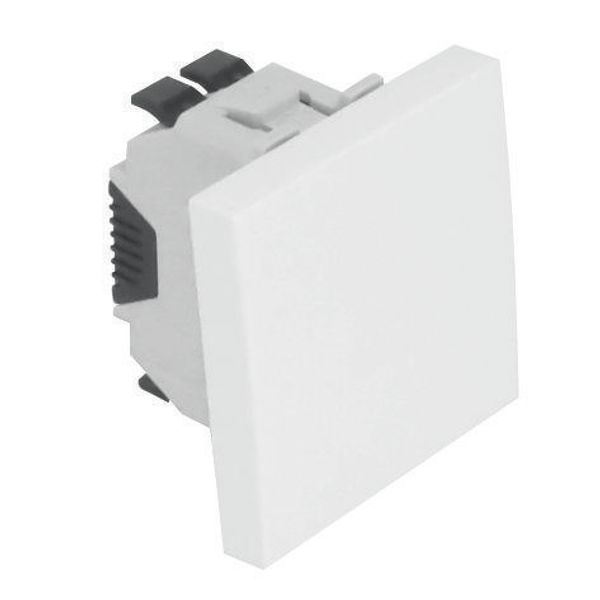 SINGLE POLE SWITCH - 2 MOD WHITE image 1