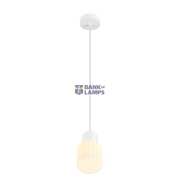VARYT glass shade, pleated image 2