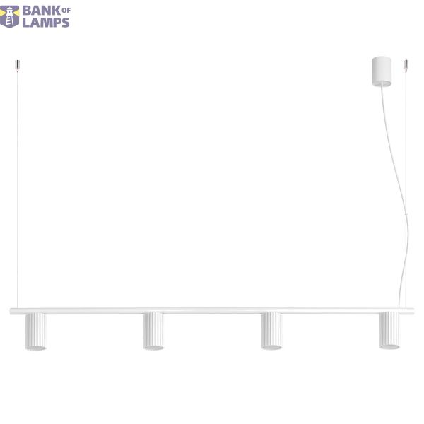 Chandelier KARBON 4 white image 2