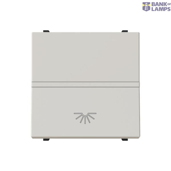 Push-button, SP with light symbol - 2M - Dune image 1