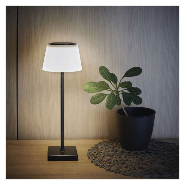 LED Desk Lamp KATIE, rechargeable, black image 1