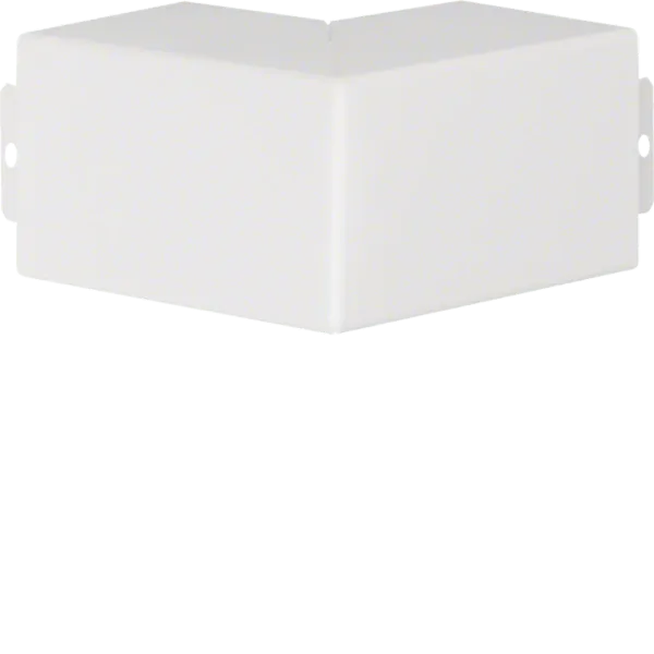 Outer corner cut laminating made of sheet steel to LFS 60x60mm traffic white image 1