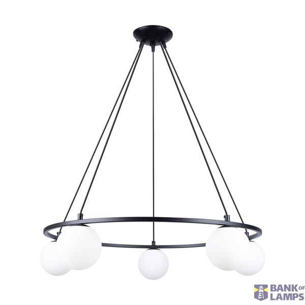 YOLI CHANDELIER 5 BLACK G9 5X8W IP20 image 2