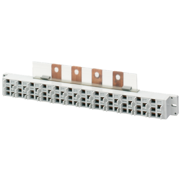 DISTRIBUTION BLOCK ROW TYPE WITHOUT CONNECTORS 4 POLES 250 A image 2