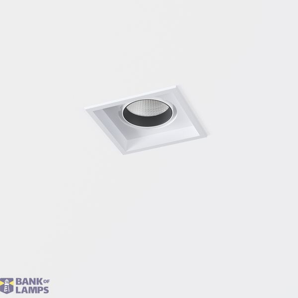 Downlight Totem Simple ø80 34 LED neutral-white 3500K CRI 90 49.6º ON-OFF Textured white IN IP20 / OUT IP23 3326lm image 1