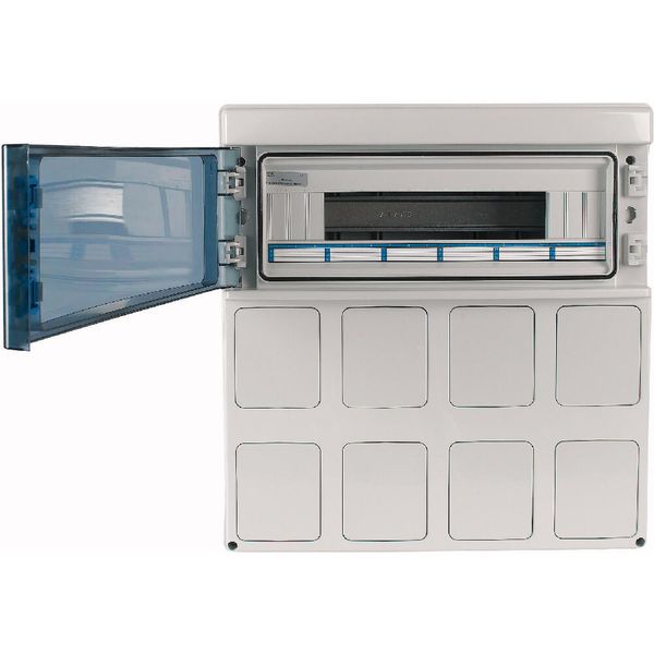 IKA-C-1/18-ST-LID IKA professional distribution board, IP65 + clamps + mounting plate for premoulded built-in sockets image 12