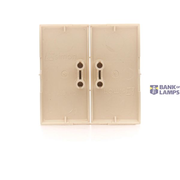 Electronic 4-fold switch/push-button, 6A, light gray matt image 1
