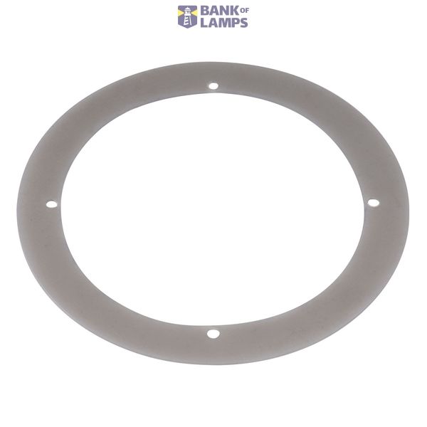 BIG LED PLOT ROUND cover, 1 slot, silver grey image 2