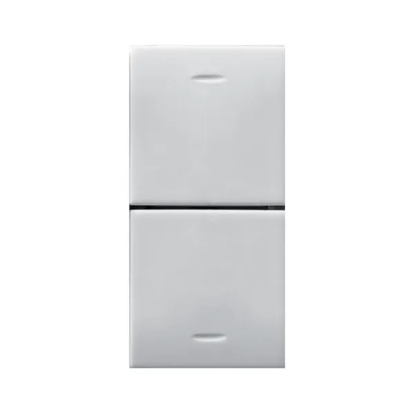 TWO NEUTRAL HALF BUTTONS FOR IOT DOMUS 1 MOD. S44 image 1