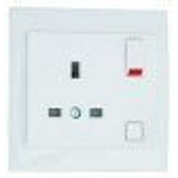 EARTH SOCKET W/SWITCH(BRITISH TYPE) ALUMINIUM image 1