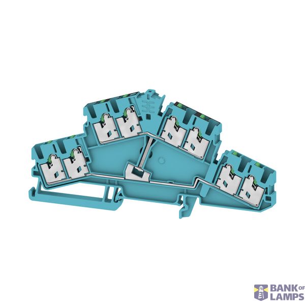 Multi-tier modular terminal, SNAP IN, blue, 2.5 mm², 800 V, Number of  image 1