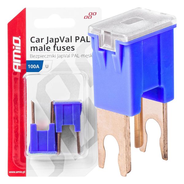 Car JapVal PAL male fuses U 100A AMIO-03411 image 1