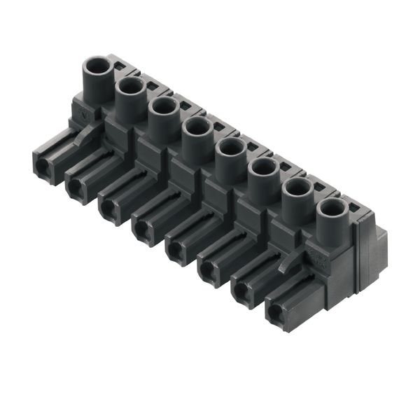 PCB plug-in connector, female plug, 7.62 mm, Number of poles: 8, 180°, Clamping yoke connection, Clamping range, max. : 4 mm², Box image 1