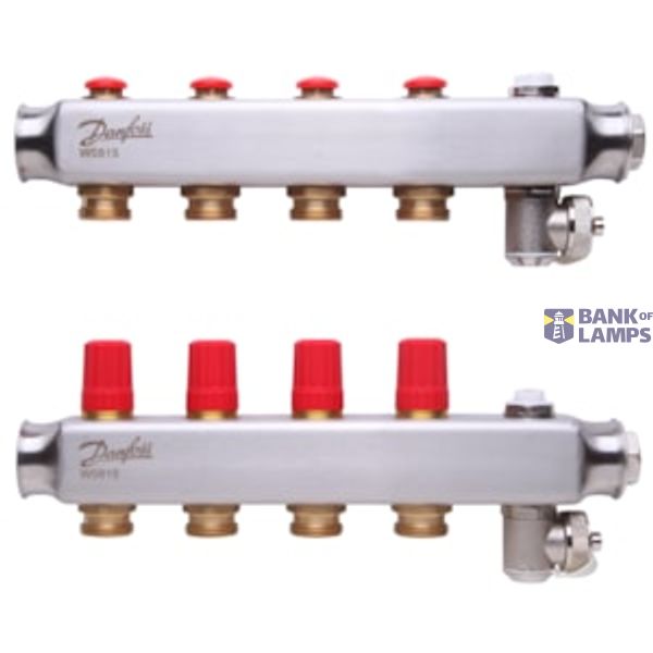 Manifold SSM, STAINLESS STEEL, Number of heating manifold connections [loops] [Max]: 4, 10 bar image 1