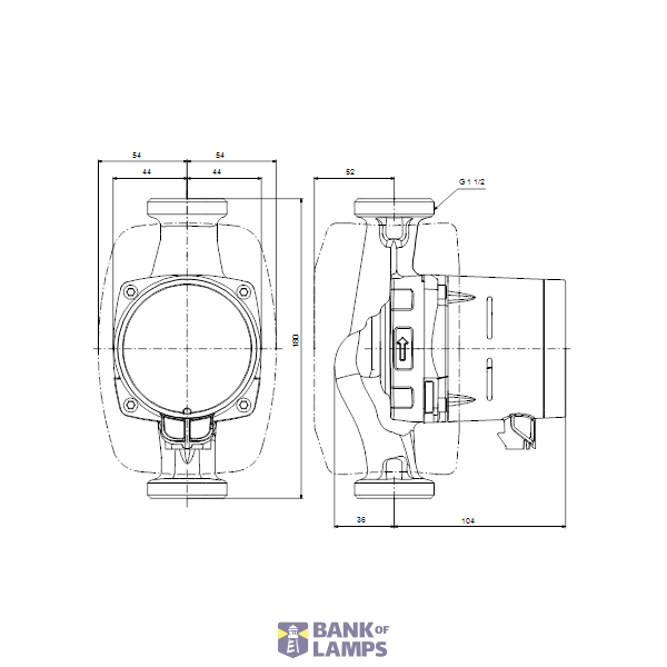 Circulator pump ALPHA2 25-40 180 1x230V 50Hz 6H image 3