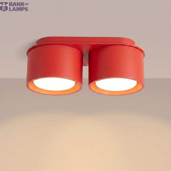 Ceiling lamp MODO 2 red Gx53 image 9