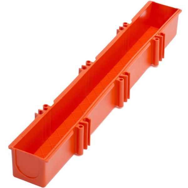 S 1 PE Recess rail, for Concrete installation, orange image 1