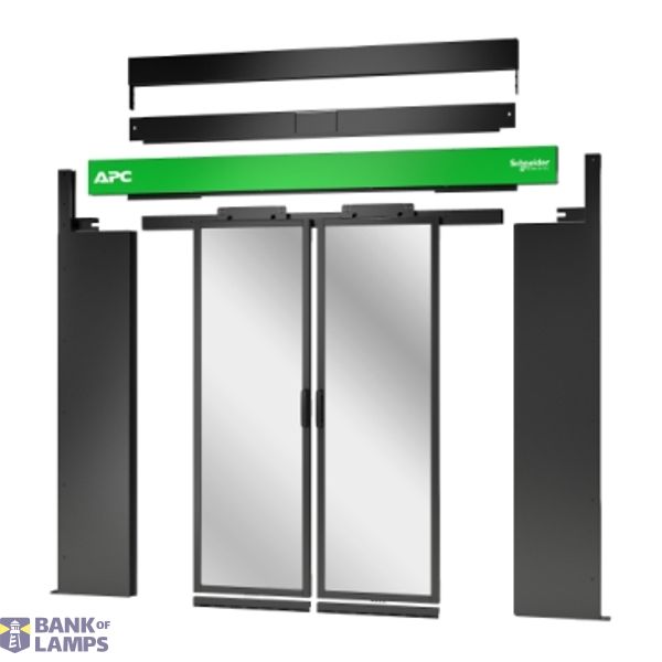 Dual Sliding Door Black image 2