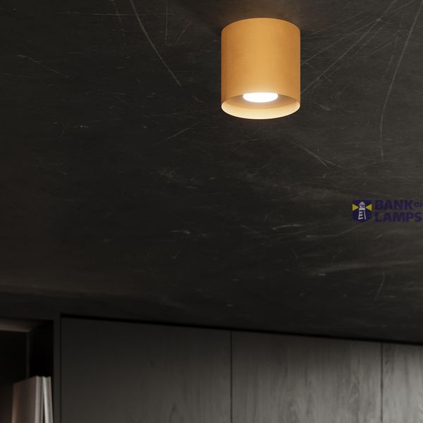 CEILING LAMP MICA GOLD GU10 1X10W IP20 image 3