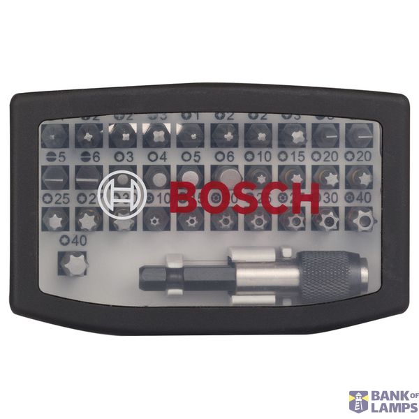32-piece screwdriver bit set PH1; PH2; PH2; PH3; PZ1; PZ2; PZ2; PZ3; HEX 3; HEX 4; HEX 5; HEX 6; T10; T15; T20; T20; T25; T27; T30; T40 image 2