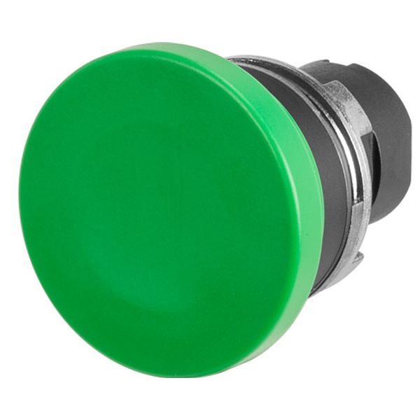 Mushroom push-button Ø 38, maintained, green image 1