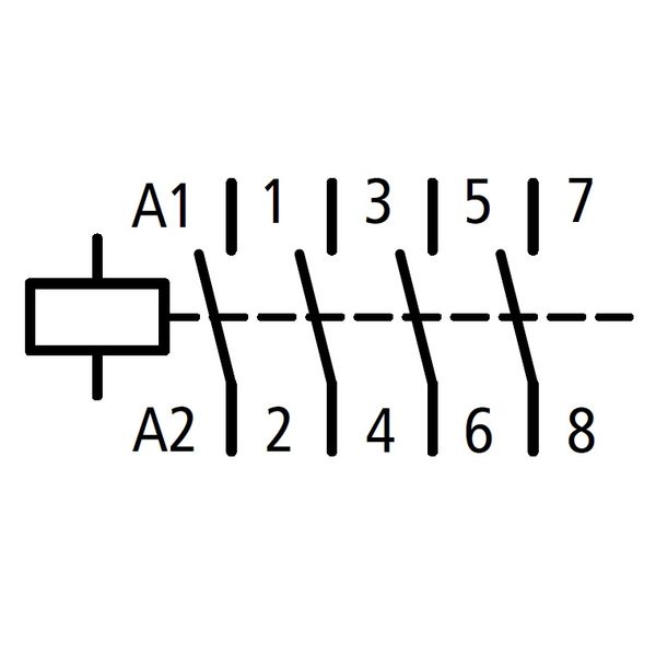 4-pole contactor, 63A/AC-1, coil 230VAC image 3