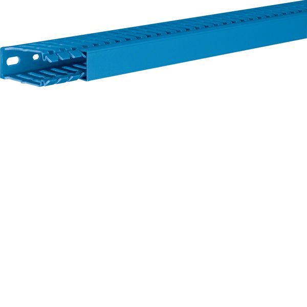 Slotted panel trunking made of PVC BA7 60x25mm blue image 1