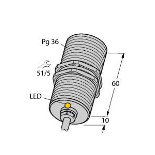 Inductive Sensor   BI20-G47-Y1X image 1