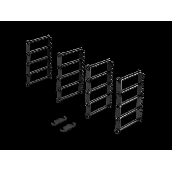 DK Cable routing bars, 482.6 mm (19") attachment, 4 U image 2