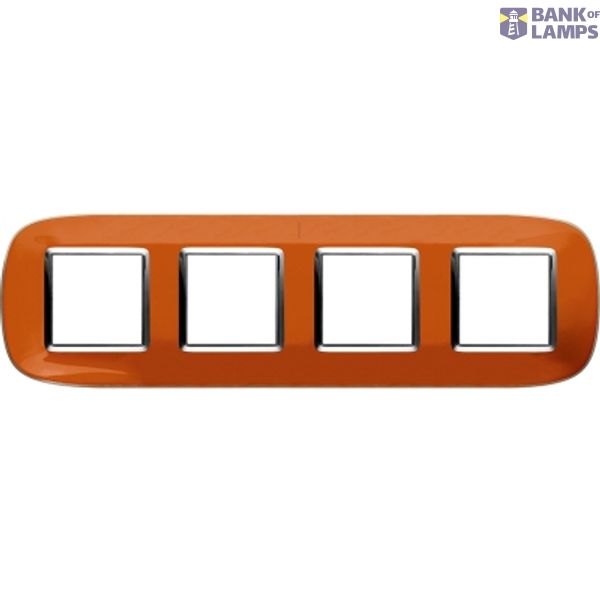 AXOLUTE orange Cover frame 4X2M HB4802/4DR image 1