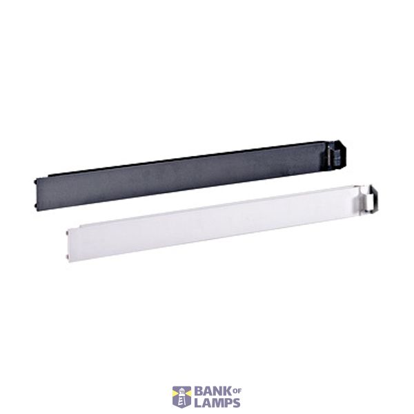 19" blank panel SnapIn 1U ABS RAL7035 lightgrey PU10 image 1