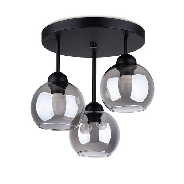 CHANDELIER ALINO 3 BLACK E27 3X60 IP20 image 1
