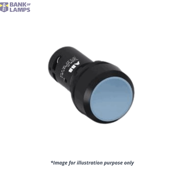 Pushbutton A22NL 22 dia., bezel metal, flat, alternate, cap color transparent green, LED green, 1NO1NC, 24 VDC A2222213F image 1