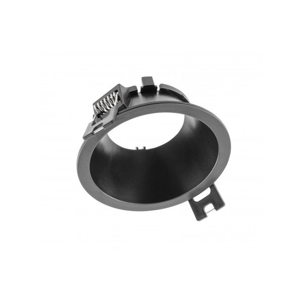 Spot luminaire housing KERLA, IP20, PC, round, Ø85x36 mm, black image 1