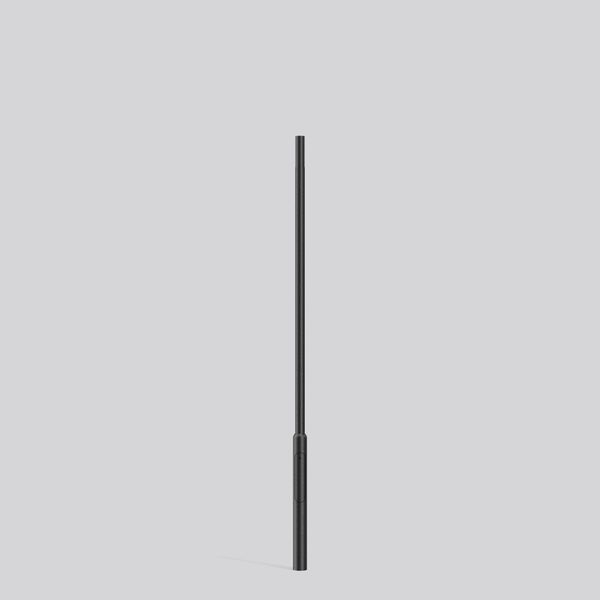 Steel pole D 114 H 3500 d 76 colour: anthracite image 2