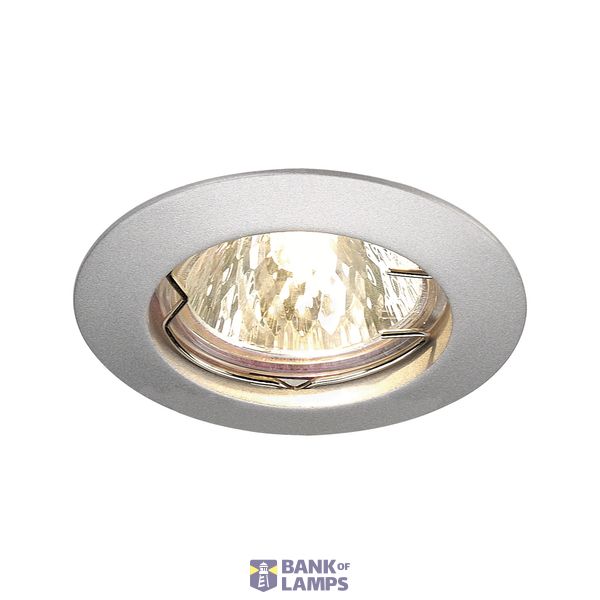 PIKA downlight, round, silver-grey, MR16, rigid, max. 50W image 1