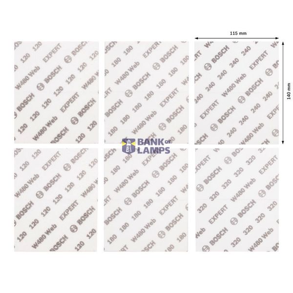 Sanding Web Expert W480, assorted 6pcs offline image 2