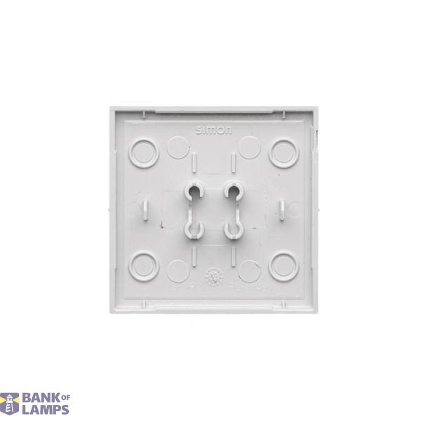 Buttoms for quadruple pushbutton / double roller blind pushbutton without pictogram, (rocker), Simon 24, IP20, graphite mat image 1