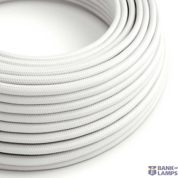 UV resistant electric cable with White SM01 fabric lining for outdoor use - Compatible with Modulair Outdoor IP65 image 1