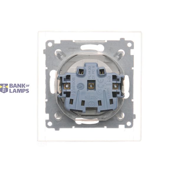 END OF PRODUCTION - AVAILABLE UNTIL STOCK LASTS, RTV pass-through aerial socket, (module), Simon 54, IP20, Bronze matt, metalic image 1