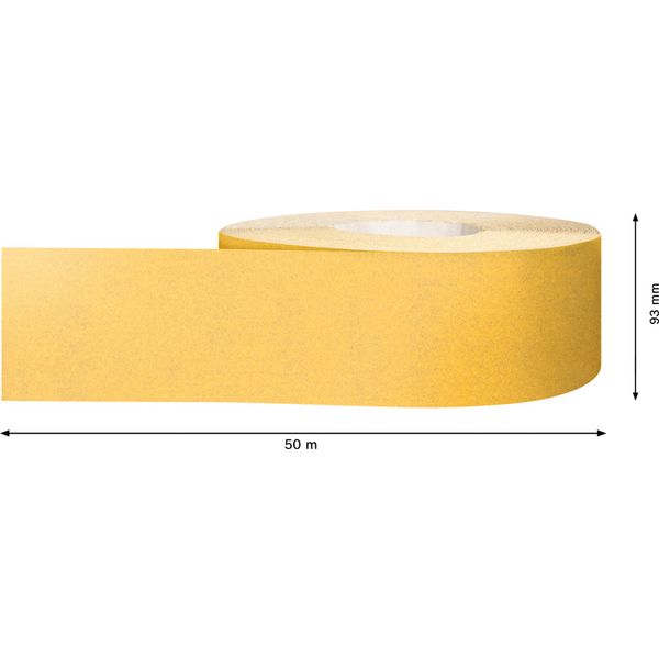 EXPERT C47 Sandpaper Roll for Handsanding 93 mm x 5 m, G 24 image 2