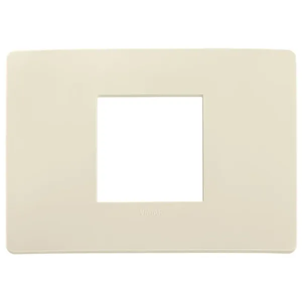 PlanaUp 2Mcentr. cover plate, matt ivory image 1