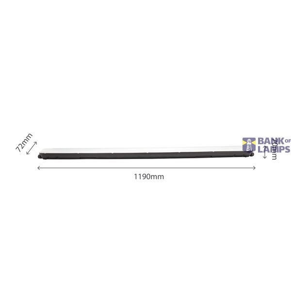 LIMEA GIGANT HERMETYK 1200mm 38W NW 230V 120st IP65 IK09 1190x72x70mm BLACK CASAMBI image 18