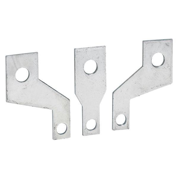 Set of 3 expanders for DSX 3-pole size 2 disconnector and source inverter switch for installation on plate image 1