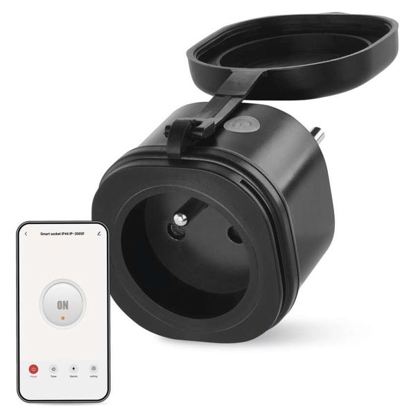 GoSmart WiFi socket IP44 IP-3005F image 1