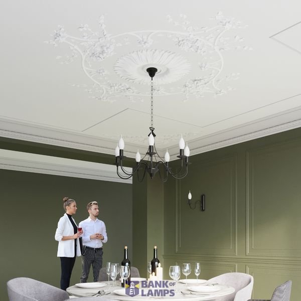 CHANDELIER MINERVA 3 BLACK E14 3X40W IP20 image 4